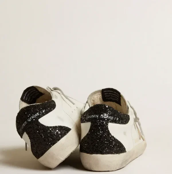 Super-Star Donna con stella oro e talloncino in glitter nero - immagine 2